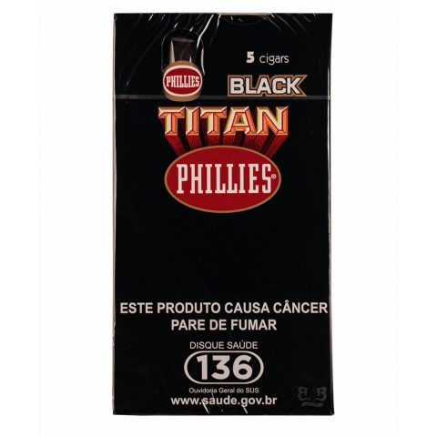 Charuto Phillies Titan Black - caixa C/05